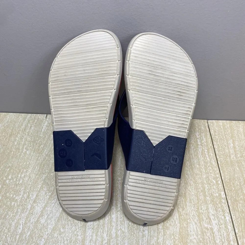 Rider Sandals Flip Flops Red Men's Size 11 Pool Shower Beach Travel House Walk